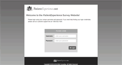 Desktop Screenshot of patientexperience.net